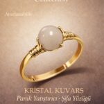 Sertifikalı Panik Yatıştırıcı Enerji Yüzüğü – Kristal Kuvars Ayarlamalı Yengeç Balık Başak Burcu