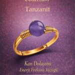 Sertifikalı Kan Dolaşımı Enerji Yüzüğü – Tanzanit Taşı Ayarlanabilir Gold İnce Kasa Terazi Balık