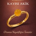 Sertifikalı Ortam Negatifliği Temizleyici Enerji Yüzüğü – Kayısı Akik Ayarlamalı Başak Terazi Burcu