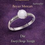 Sertifikalı Diz Enerji Denge Yüzüğü – Beyaz Mercan Taşı Ayarlamalı İnce Kasa Boğa Oğlak Başak Burcu