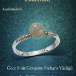 Sertifikalı Gece Sinir Gevşeme Frekans Yüzüğü – İyolit Taşı Ayarlamalı İnce Kasa Başak Balık Yengeç